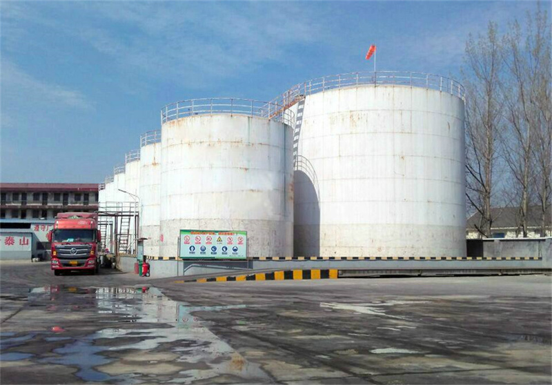 陜西焦化廠氨水罐采用上海美續測控磁翻板液位計